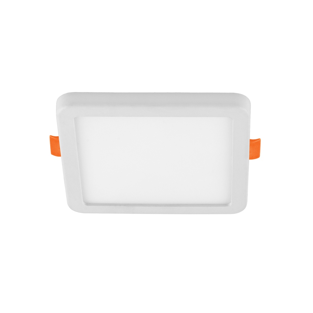 Luminario LED empotrable ajustable 6 W, cuadrado, luz de día - Pag 454