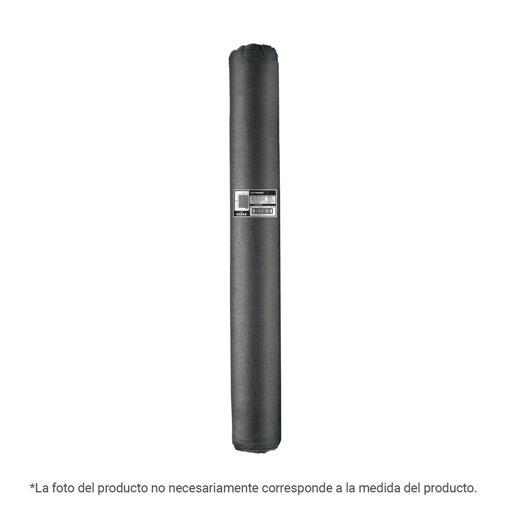 Rollo de malla sombra raschel 90% de 15m x 4m, negro, FIERO