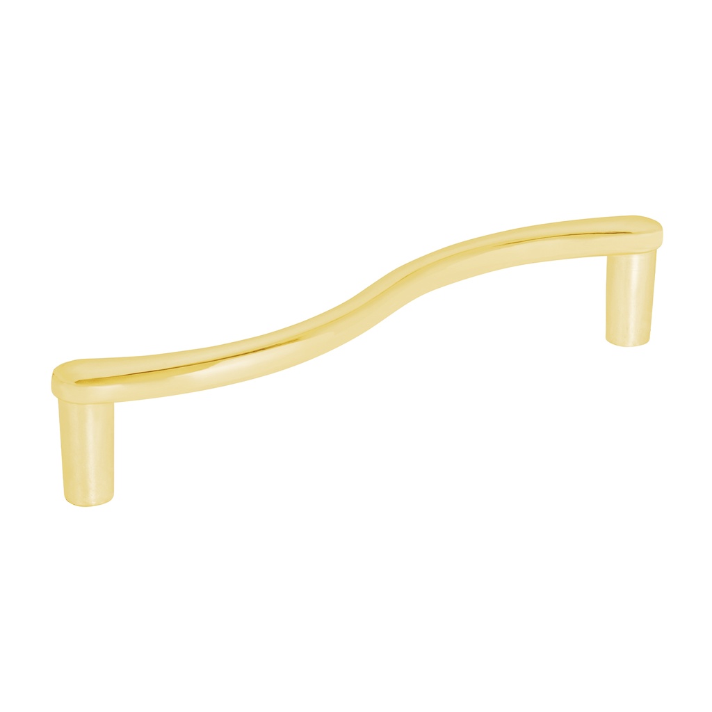 Jaladera de 96mm, línea Toledo, latón brillante, HERMEX - Pag 599