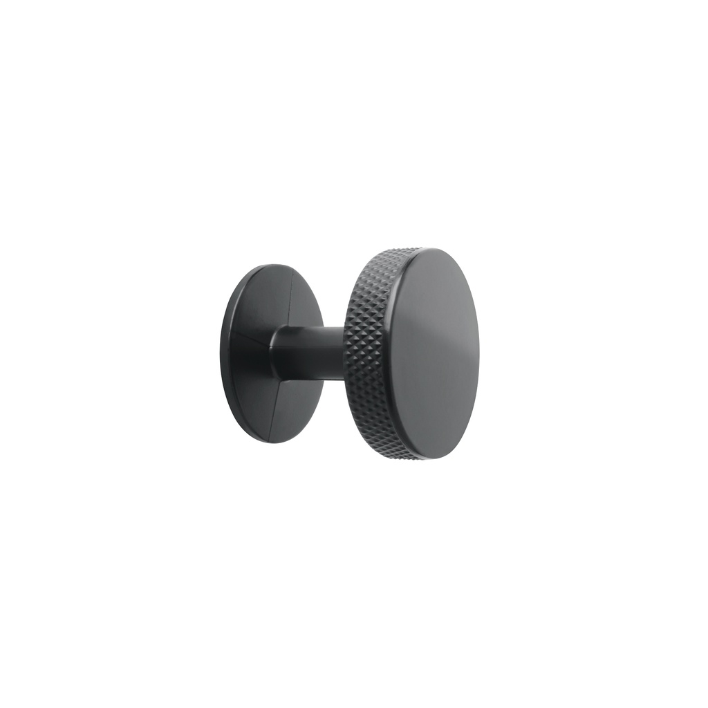Perilla metálica estilo 'Oviedo', negro, HERMEX - Pag 599