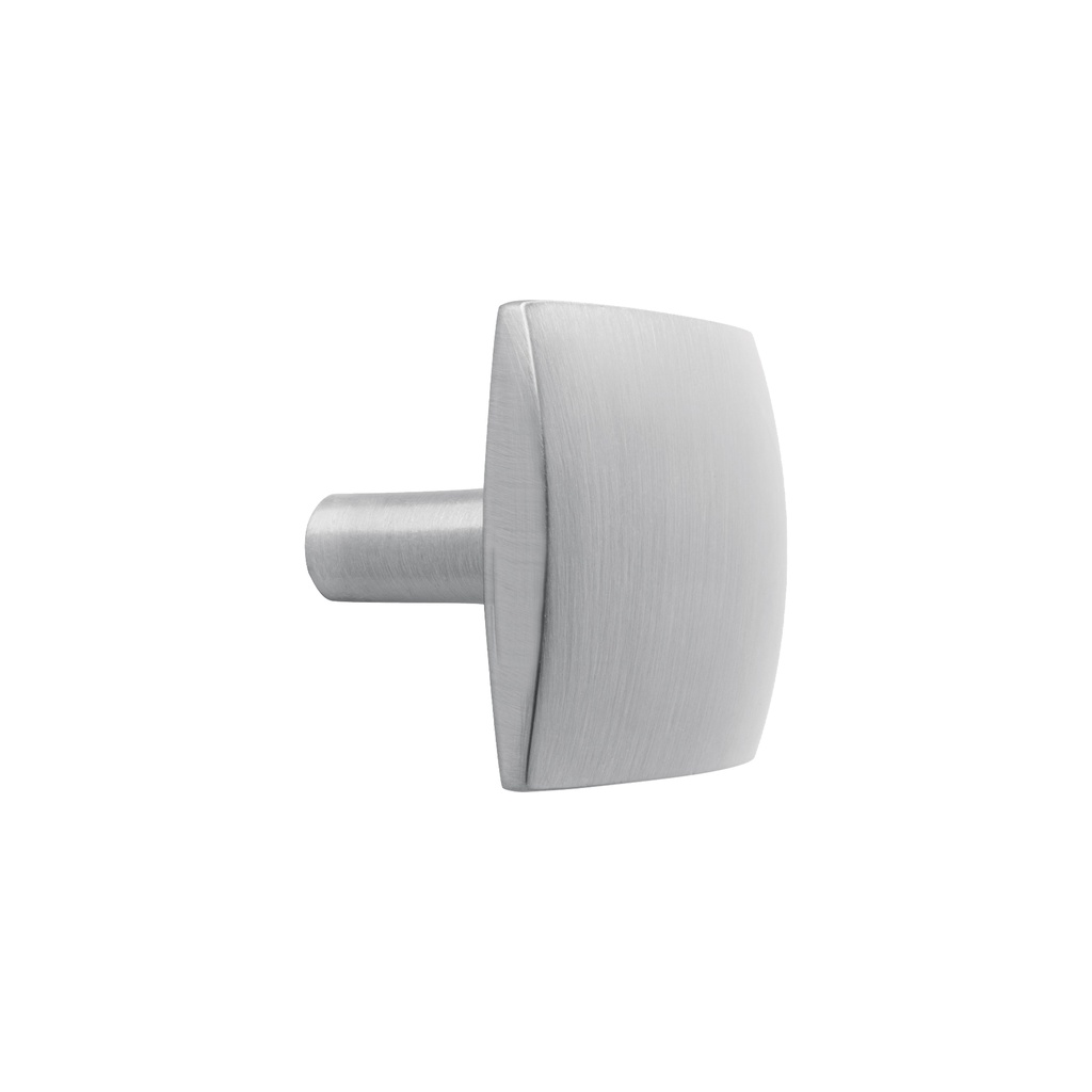 Perilla metálica estilo 'Burgos' acabado niquel satinado