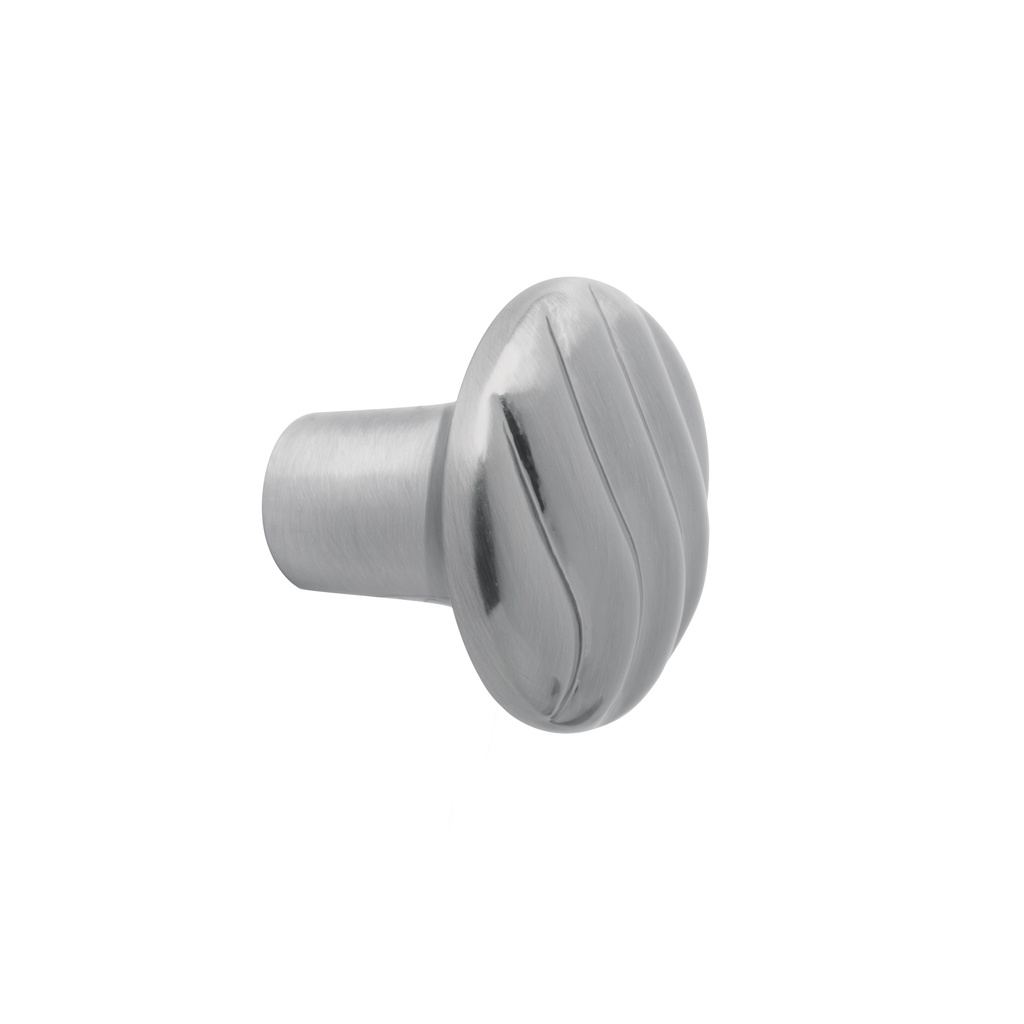 Perilla metálica estilo 'Toledo', niquel satinado, HERMEX - Pag 599
