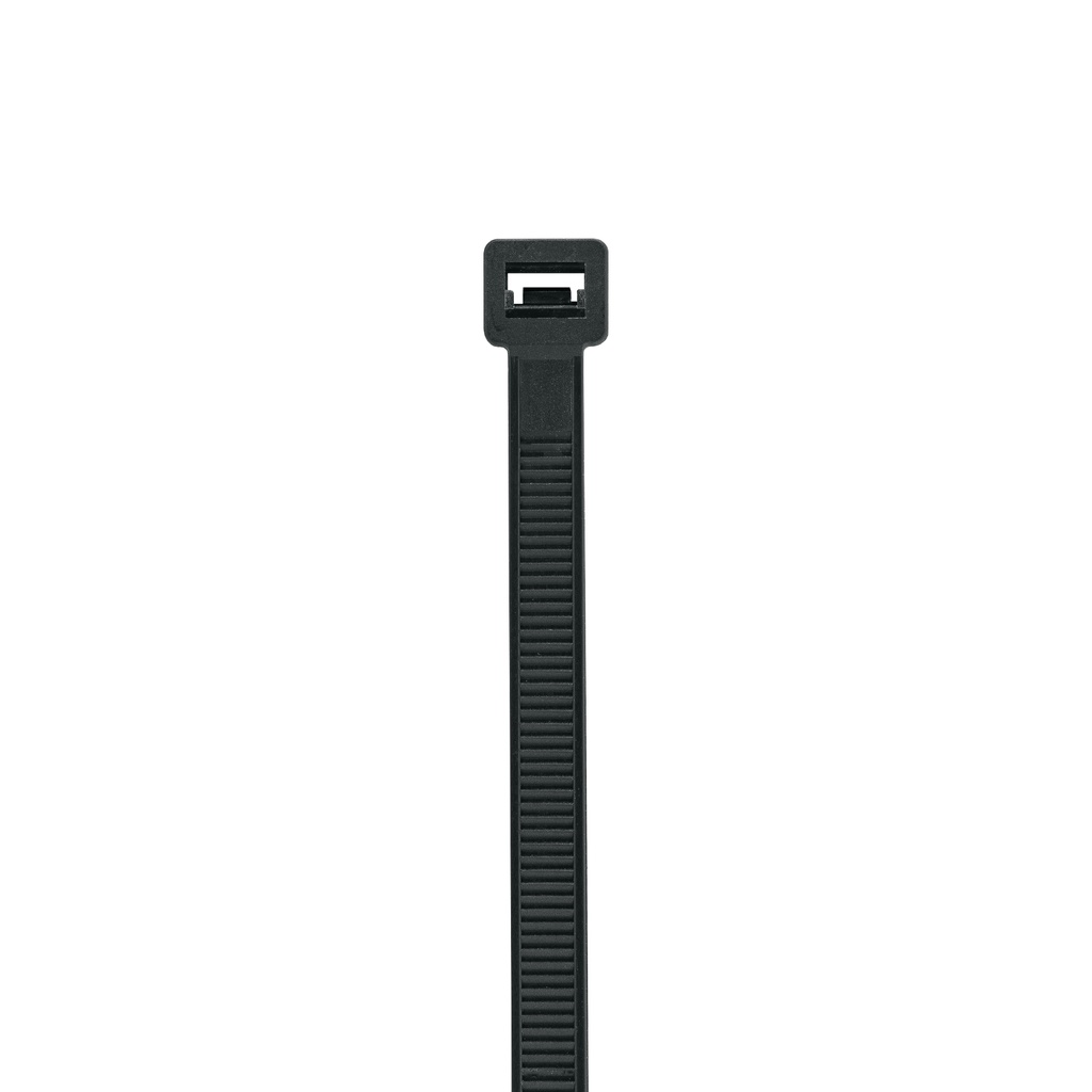 Bolsa con 10 cinchos plásticos 175 lb, 450 x 9 mm, negros