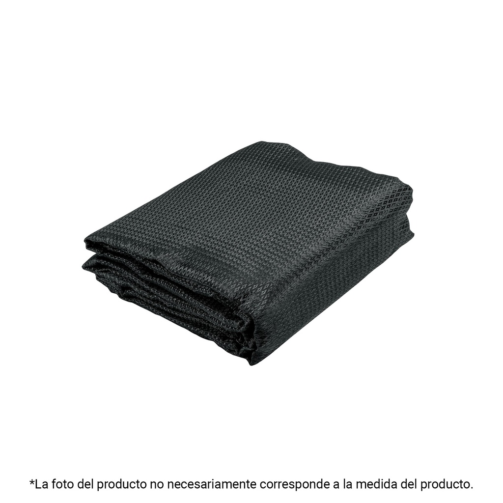 Toldo negro de 4 m de polietileno 80% sombra, ancho 3.60 m