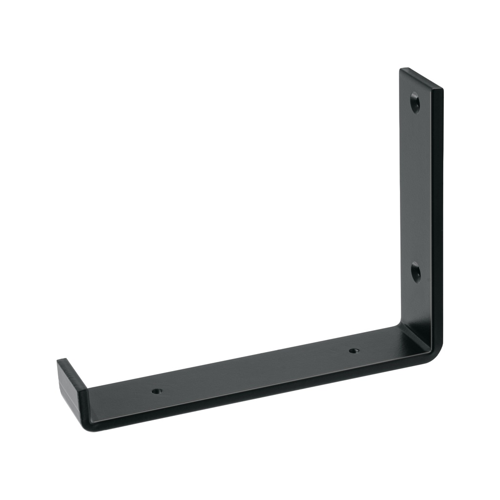 Ménsula vintage de acero negra 6 x 8', Fiero
