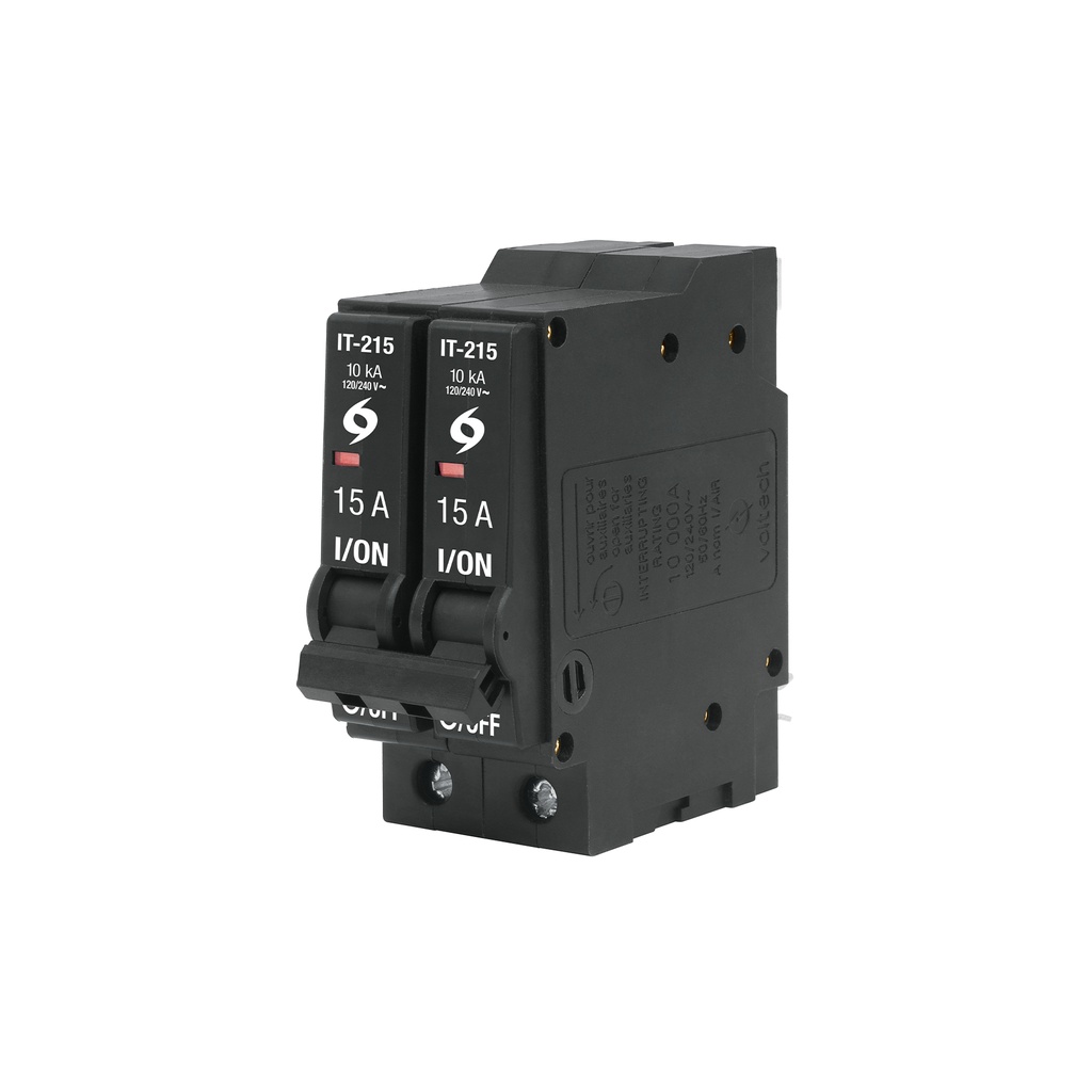 Interruptor de 2 polos 15A, enchufable, a granel, VOLTECK - Pag 419,615