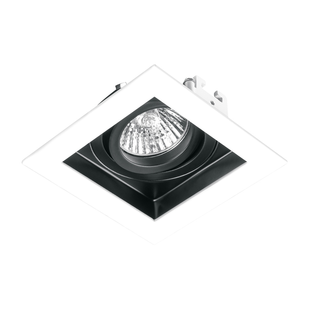 Luminario empotrable con 1 spot dirigible, blanco, VOLTECK - Pag 453
