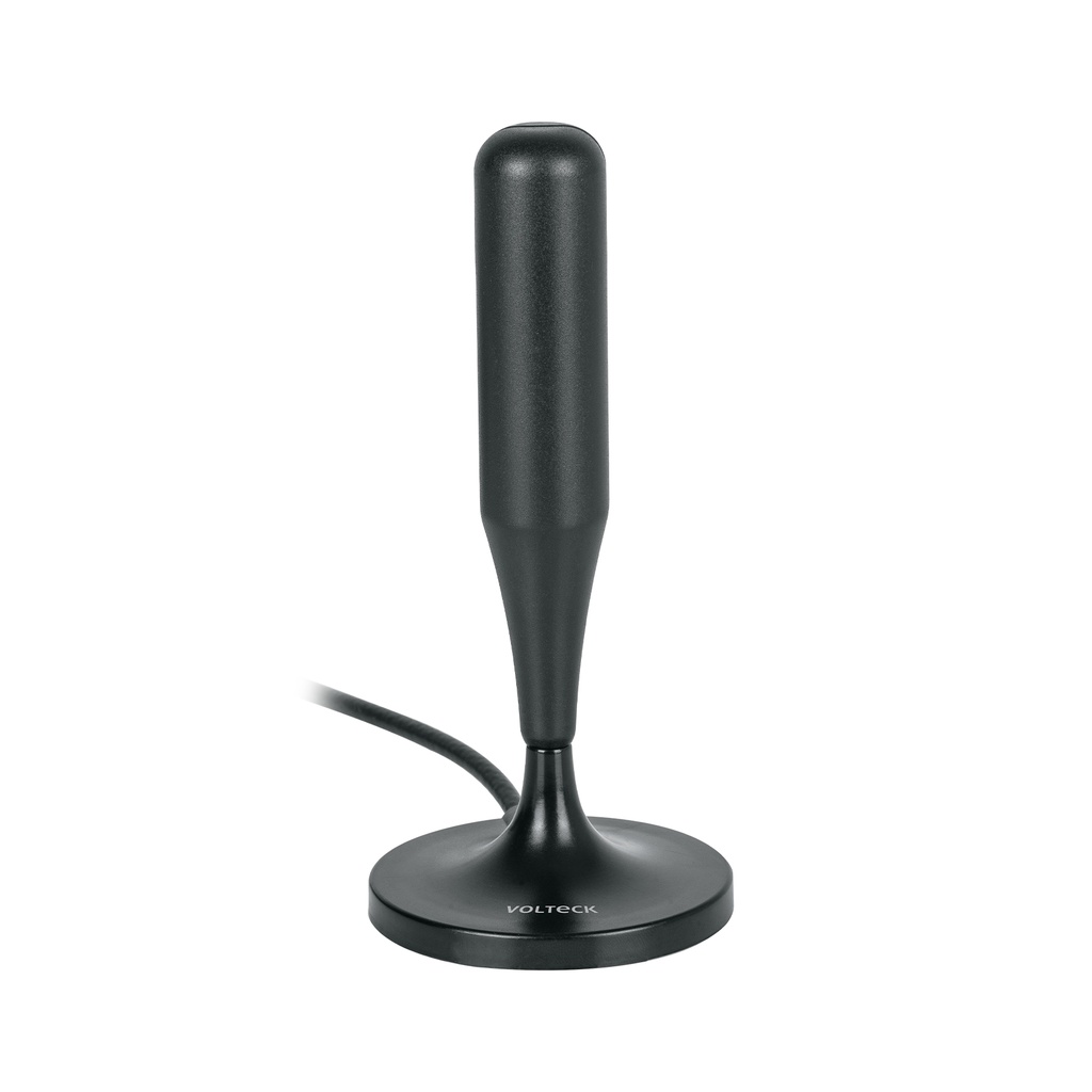 Antena de interior para TV HD, base magnética, 24 dB VOLTECK