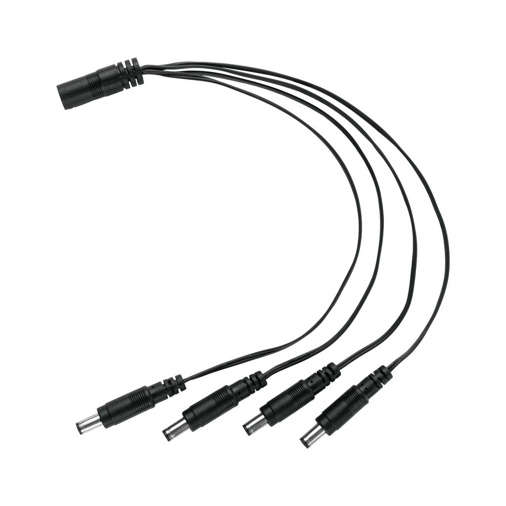 Cable Divisor de Energía tipo Pulpo 1 a 4 para CCTV, Volteck