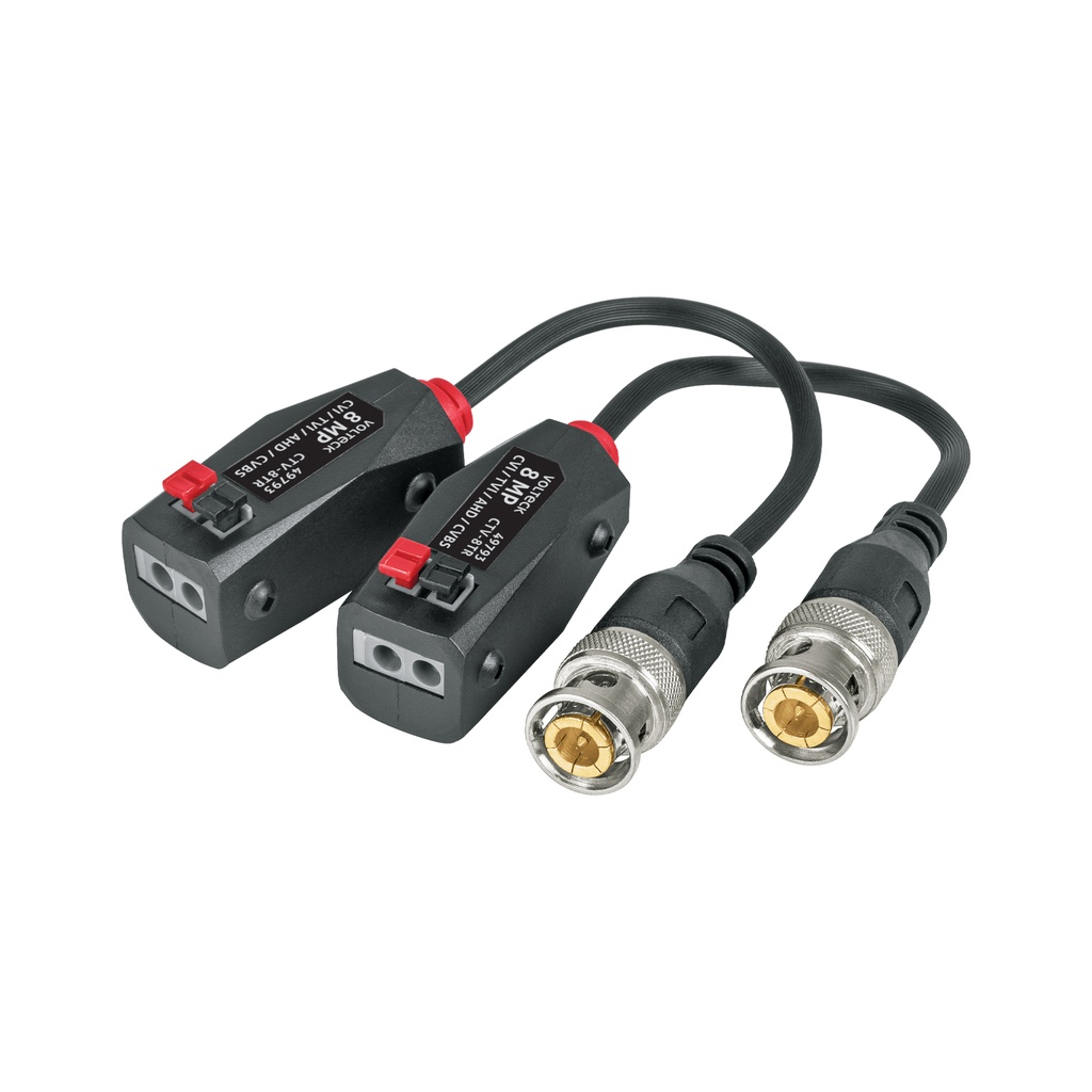 Par de Transceptores Pasivos Video Balun, hasta 8MP, Volteck - Pag 439