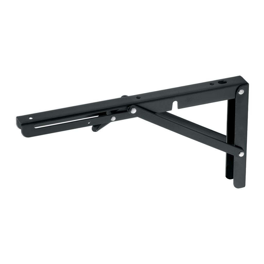 Ménsula plegable de acero negra 6' x 12', Fiero