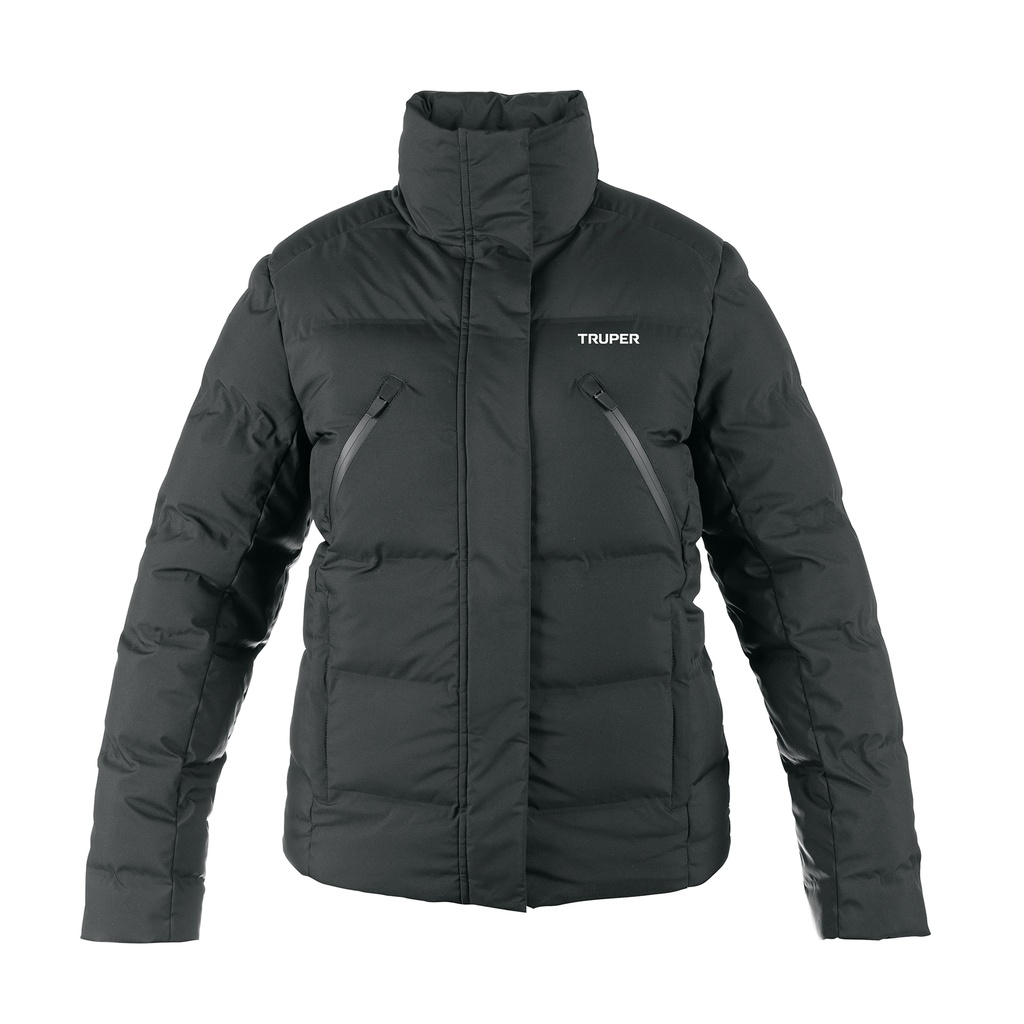 Chamarra acolchada térmica para mujer, negro, G, TRUPER