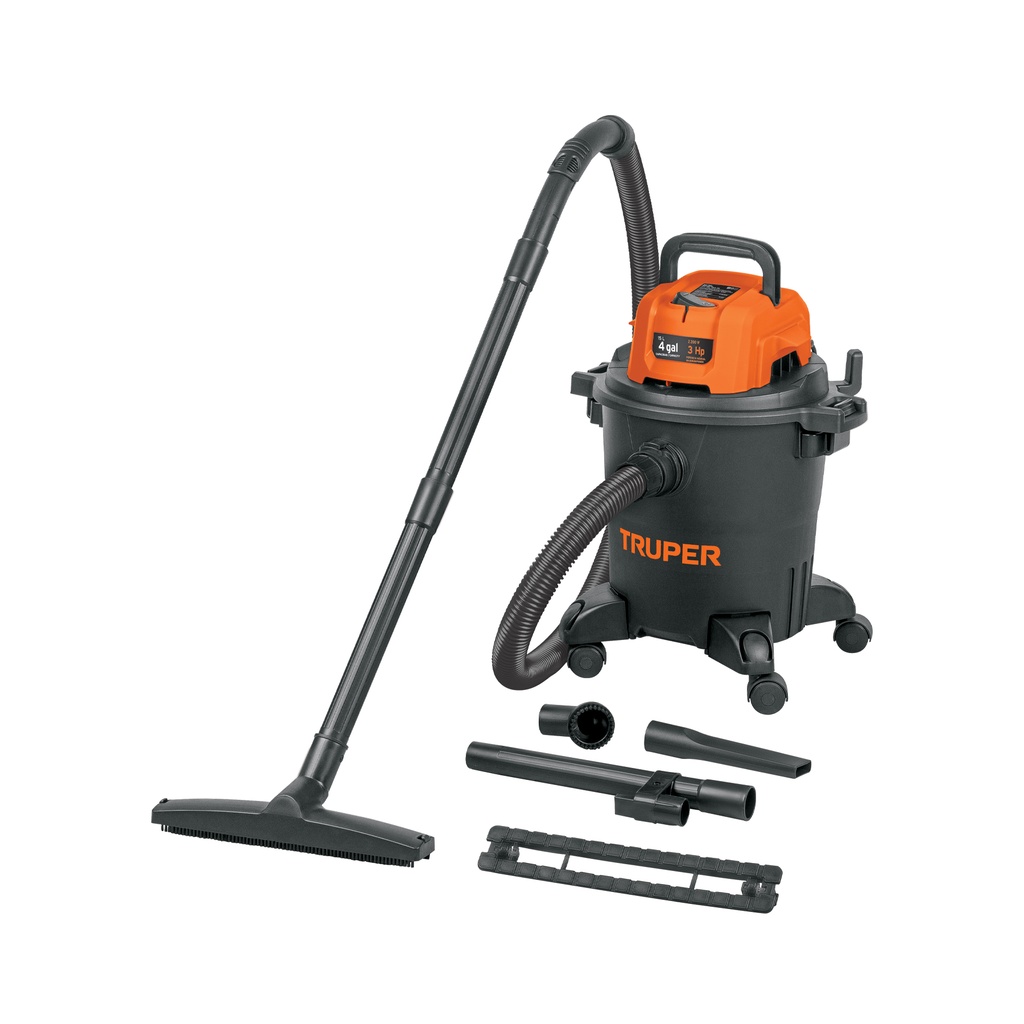 Aspiradora de sólidos y líquidos, 4 gal, plástica, negra - Pag 32