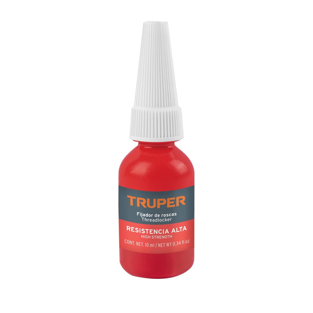 Fijador de roscas, permanente, 10 ml, rojo, Truper - Pag 366