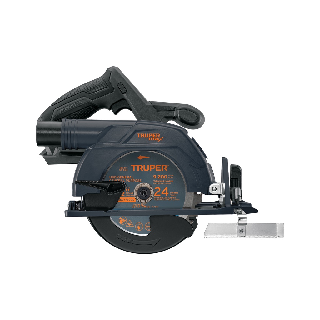 Sierra circular 6-1/2', 20V, s/accesorios, MAX