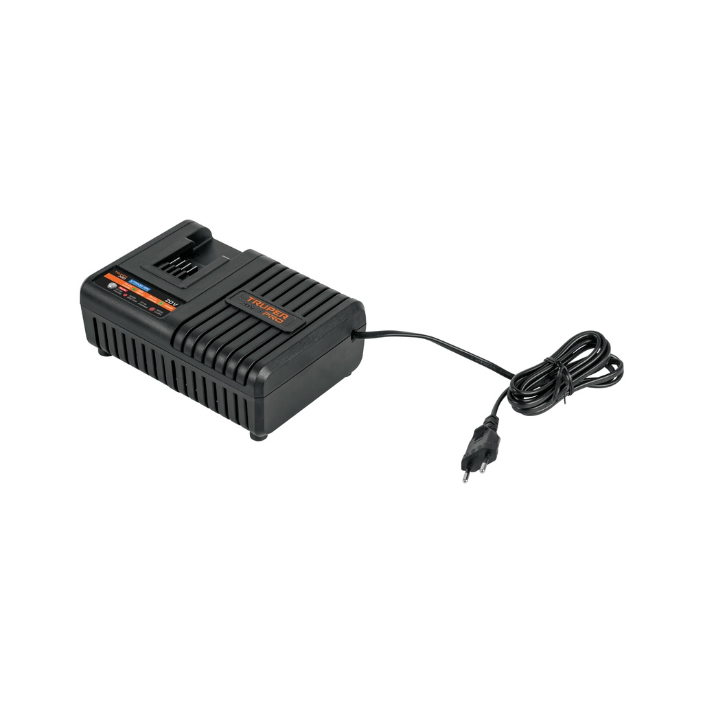 Cargador rápido de baterías de ion litio 20V, TRUPER PRO