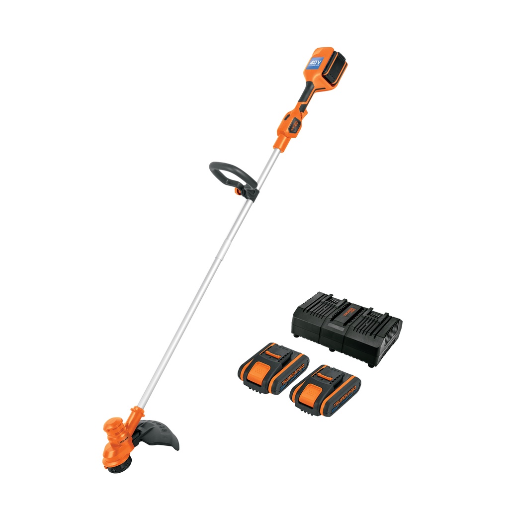 Desbrozadora inalámbrica 40V, 2 baterías 2Ah,1 carg.dual,PRO - Pag 278