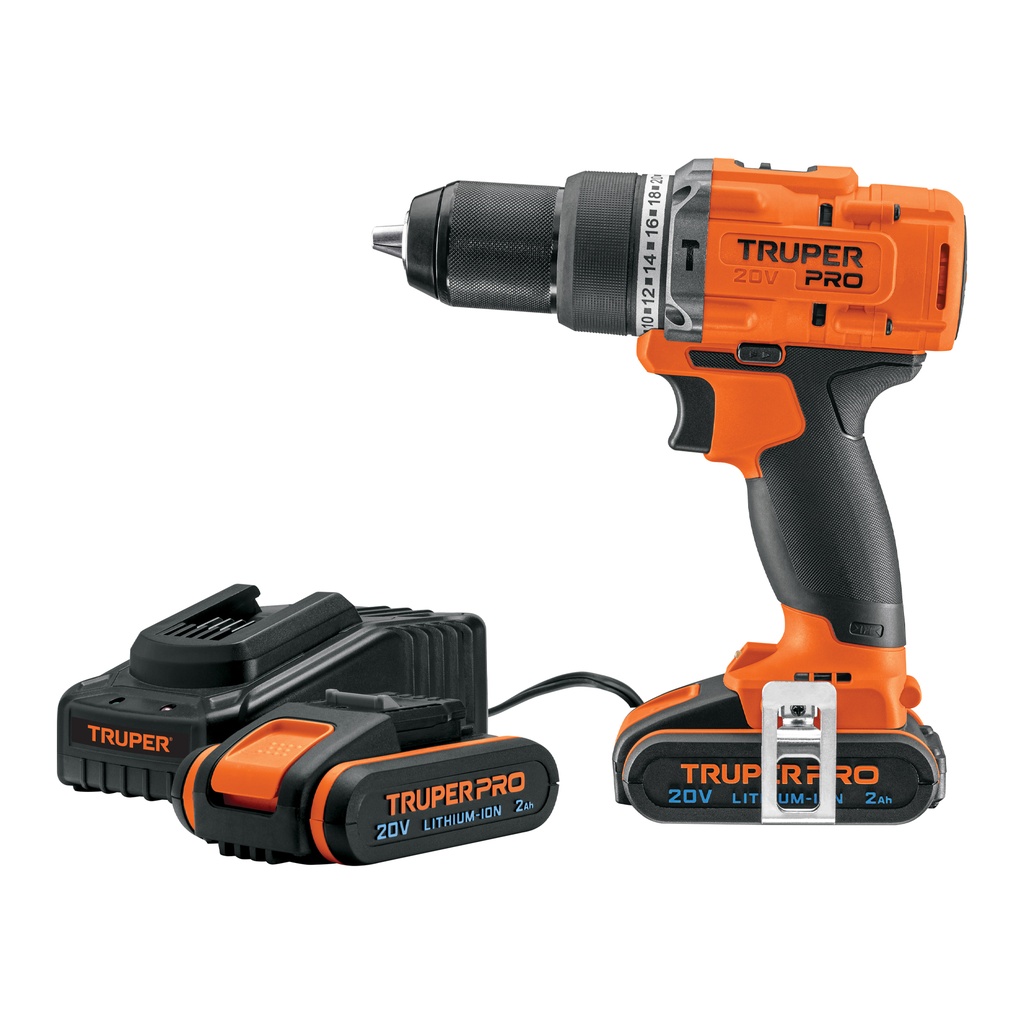 Rotomartillo 1/2', 20V, 2 baterías 2Ah, PRO