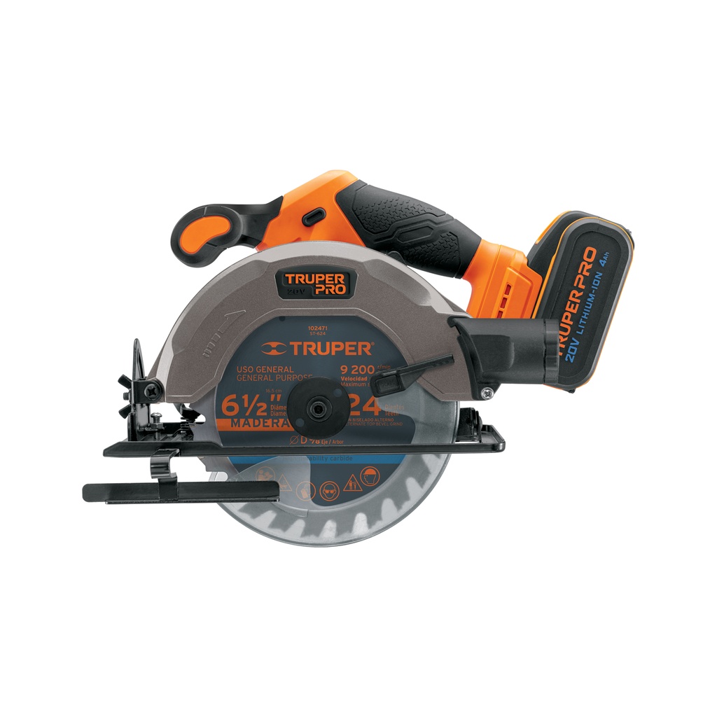 Sierra circular 6-1/2', 20V, 1 batería 4Ah, PRO - Pag 268