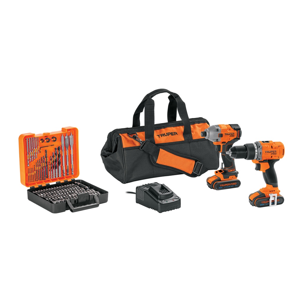 Combo rotomartillo/destornillador impacto, 20V, PRO - Pag 267