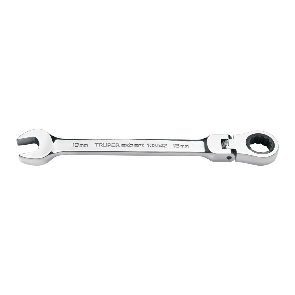 Llave combinada con matraca 18 mm flexible, Expert - Pag 215