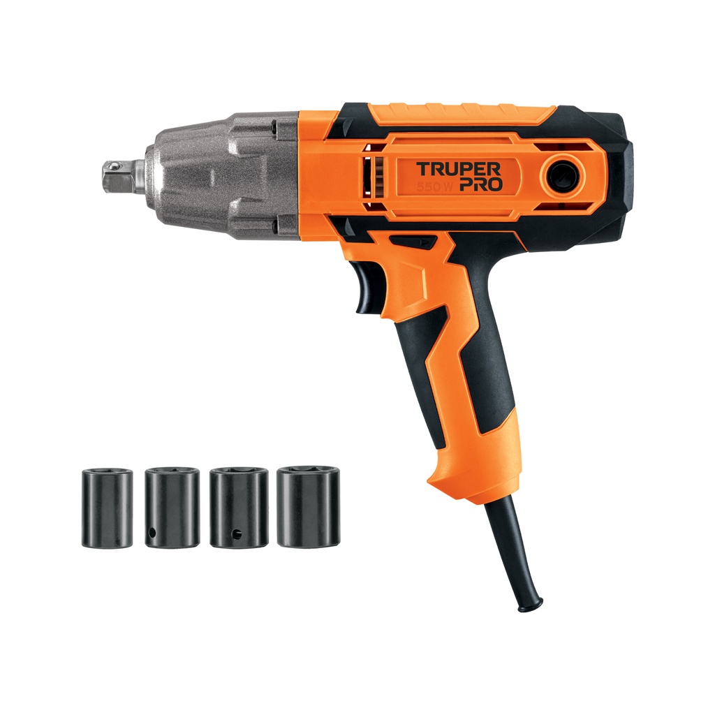 Llave de impacto 1/2' 550W, 258 lb/ft, TRUPER PRO - Pag 245