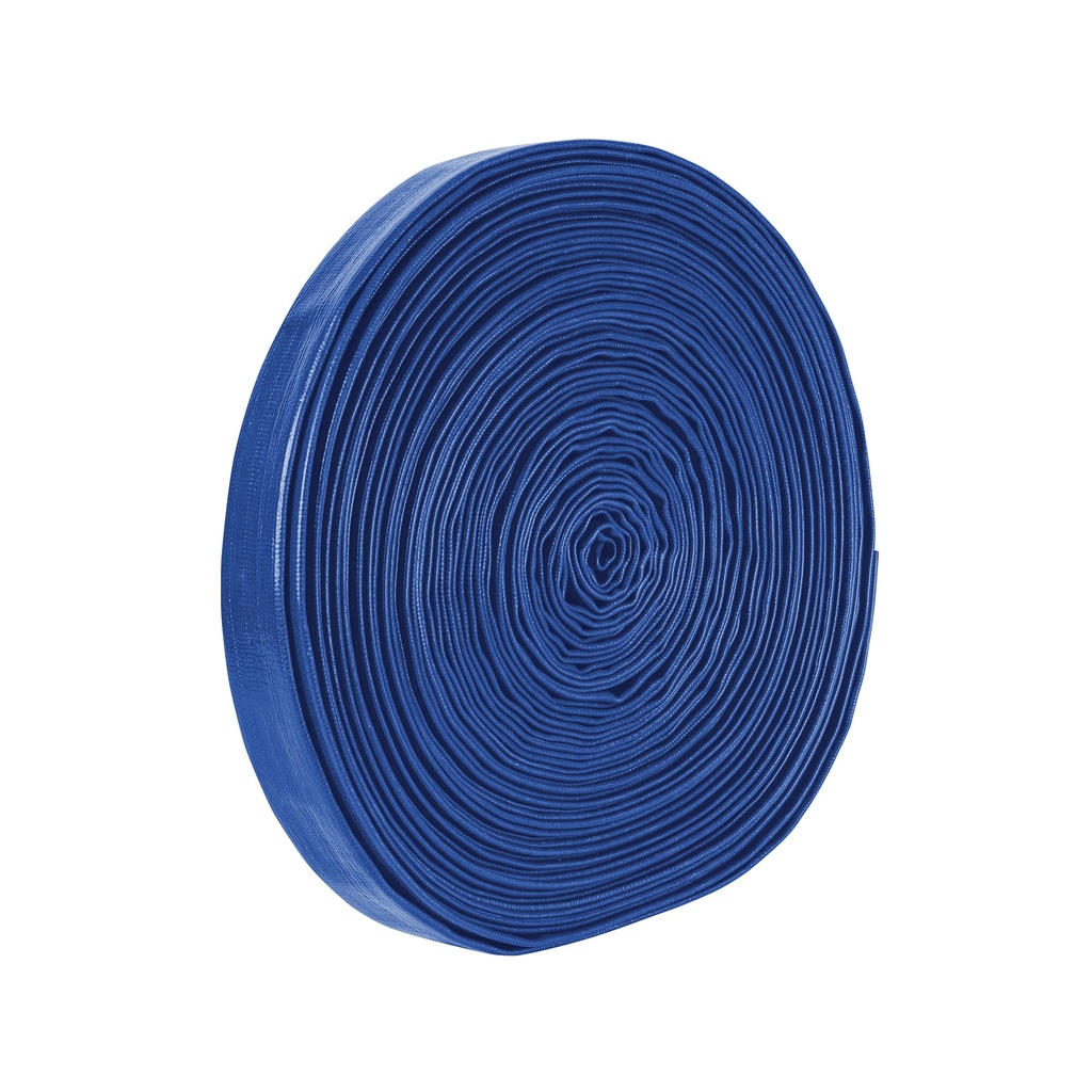 Rollo de manguera plana de 1' x 50m de descarga p/motobomba