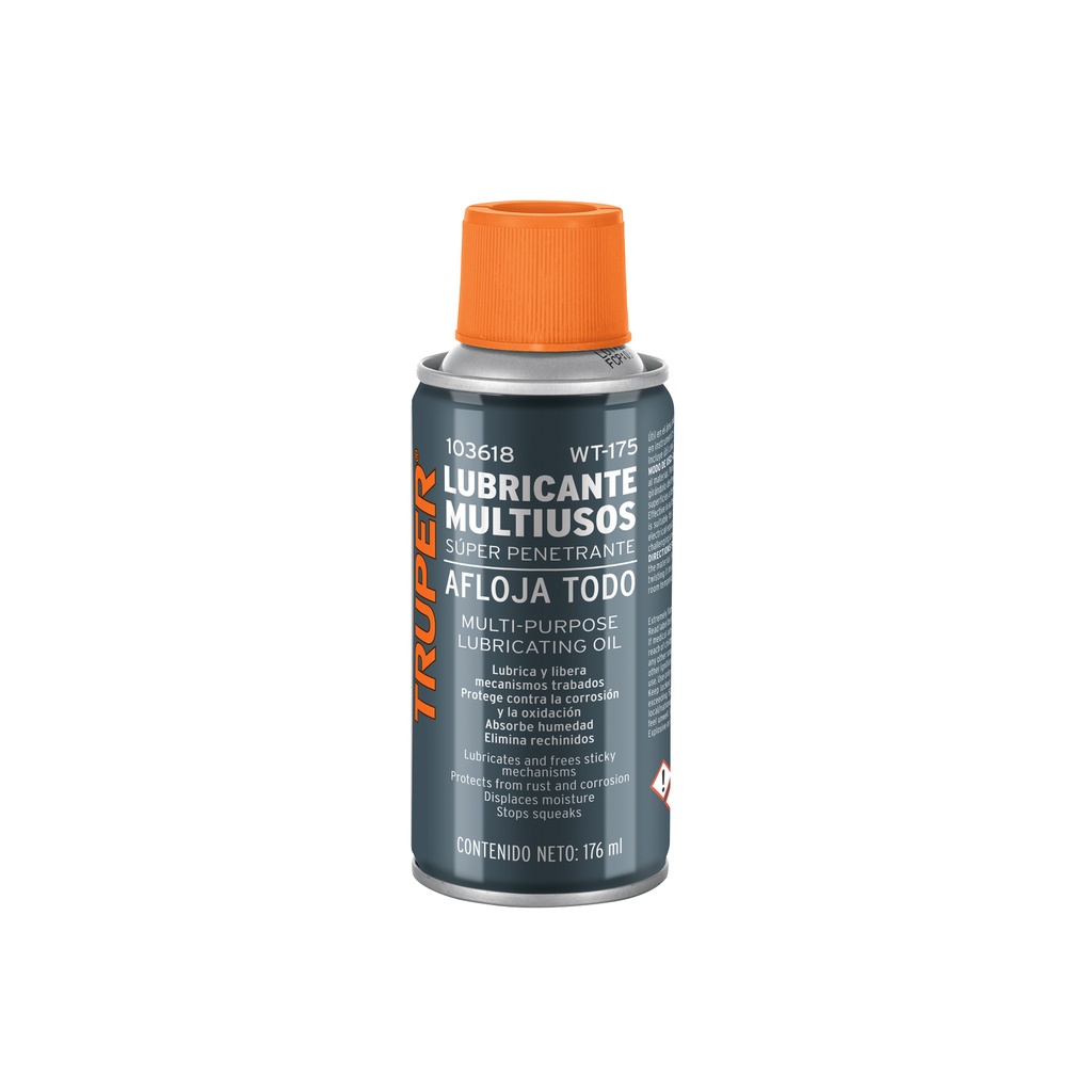 Aceite multiusos en aerosol, 176ml (6oz), Truper