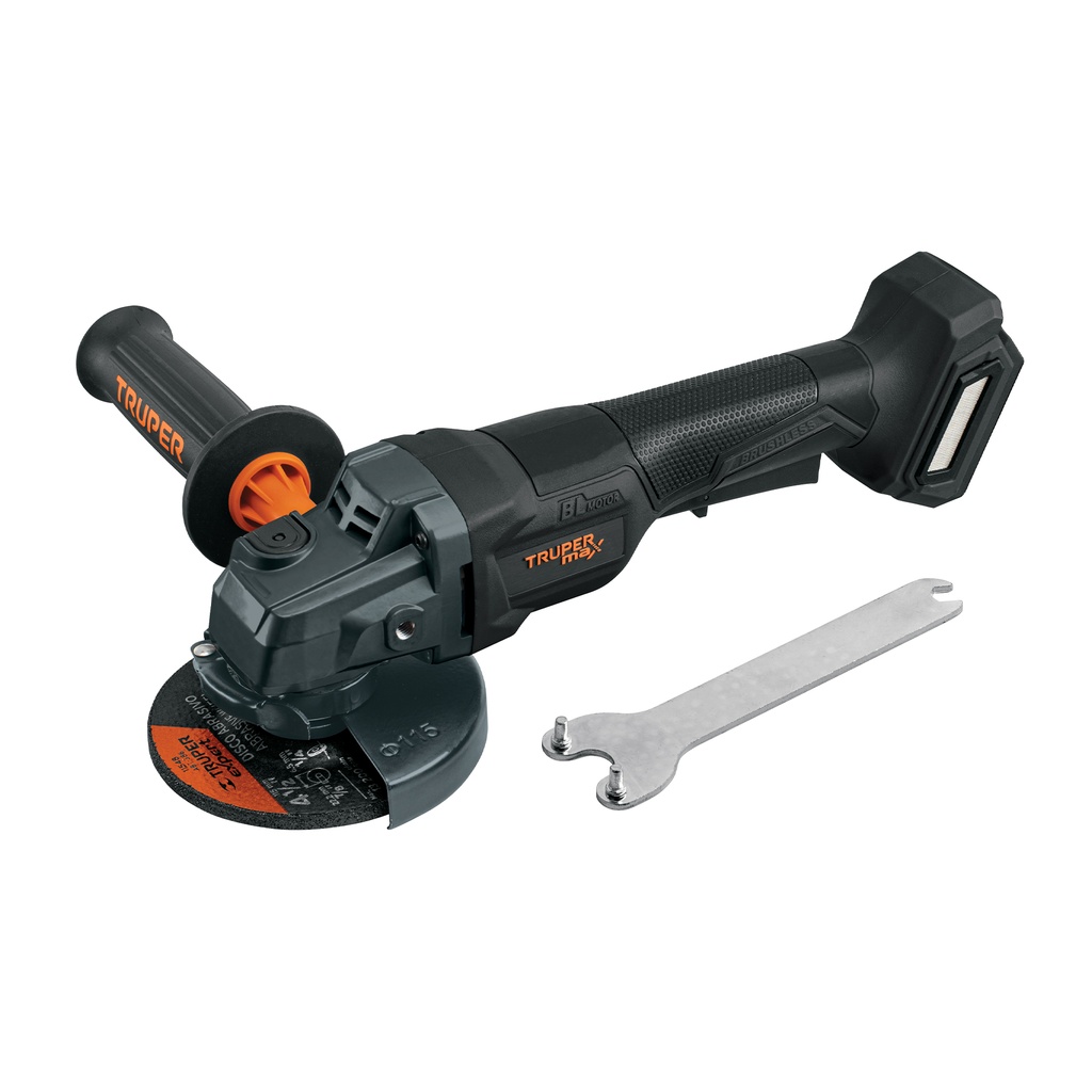 Esmeriladora 4-1/2' 20V, int. paleta, s/accesorios, MAX