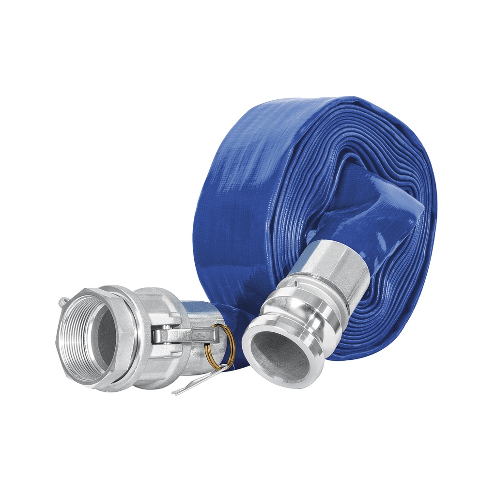 Rollo de manguera plana 2' x 7.5m de descarga c/conexiones - Pag 53