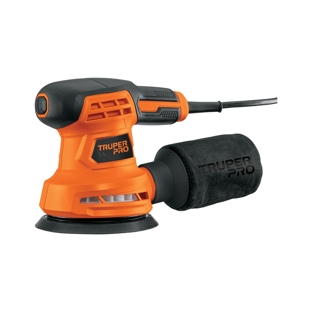 Lijadora roto orbital 5', 260 W, TRUPER PRO