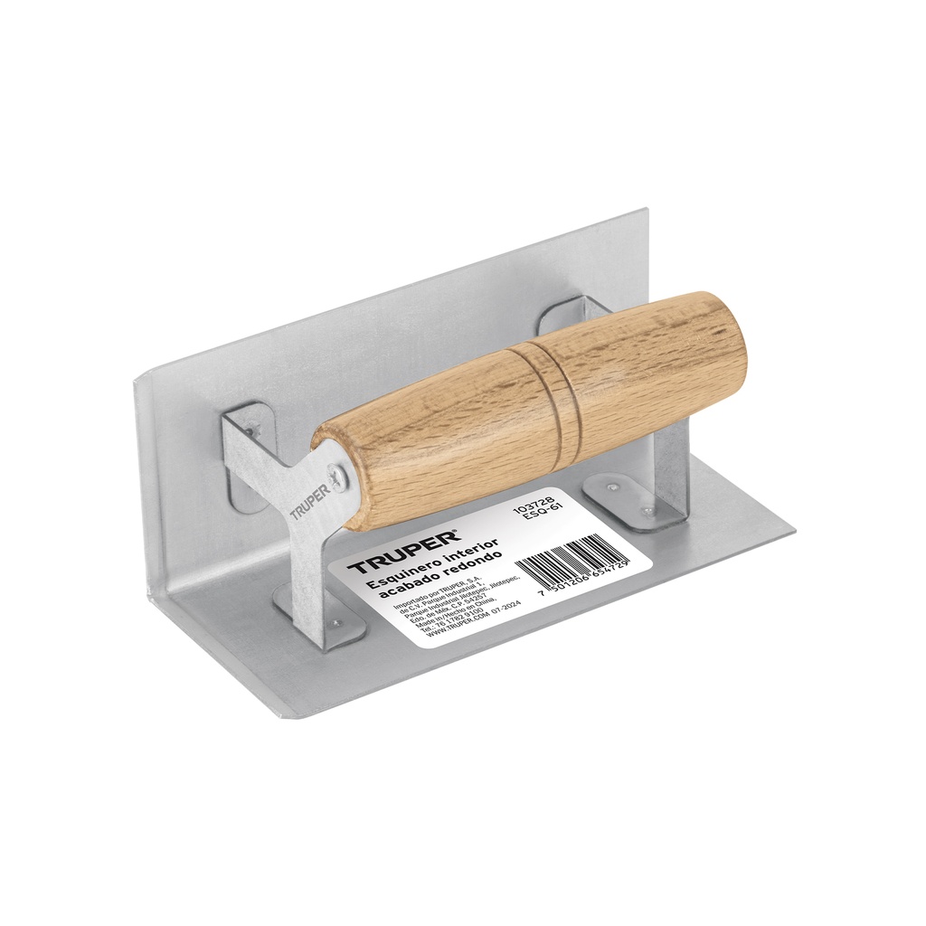 Esquinero interior, para acabado redondeado, Truper - Pag 211