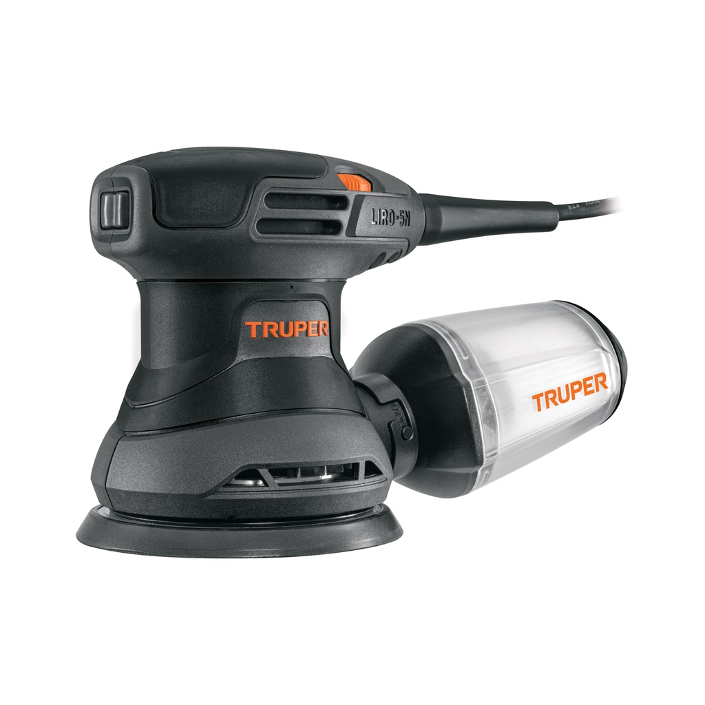 Lijadora roto orbital 5', 260W, TRUPER INDUSTRIAL - Pag 254