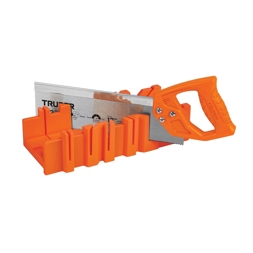 Caja de inglete con serrucho de costilla 12', TRUPER - Pag 365