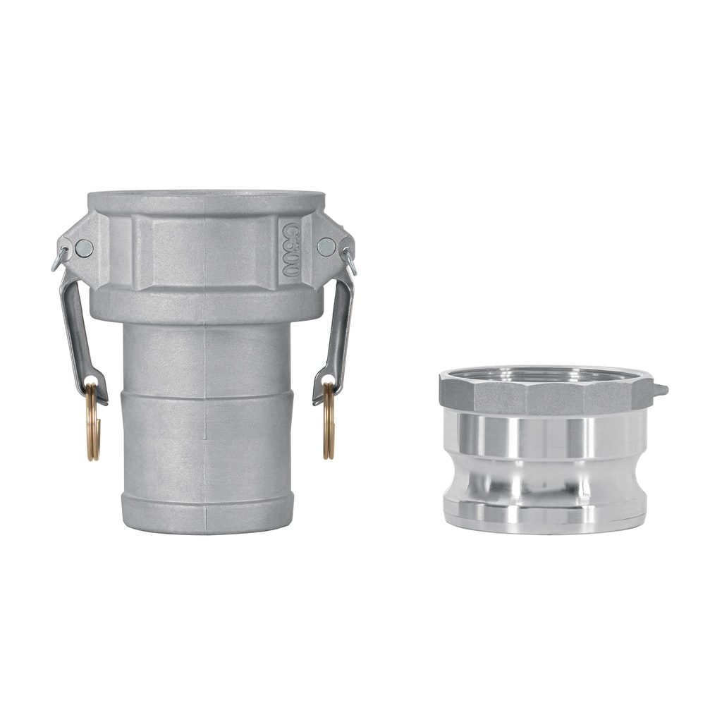 Juego de conexiones rápidas p/manguera de 3' para motobomba