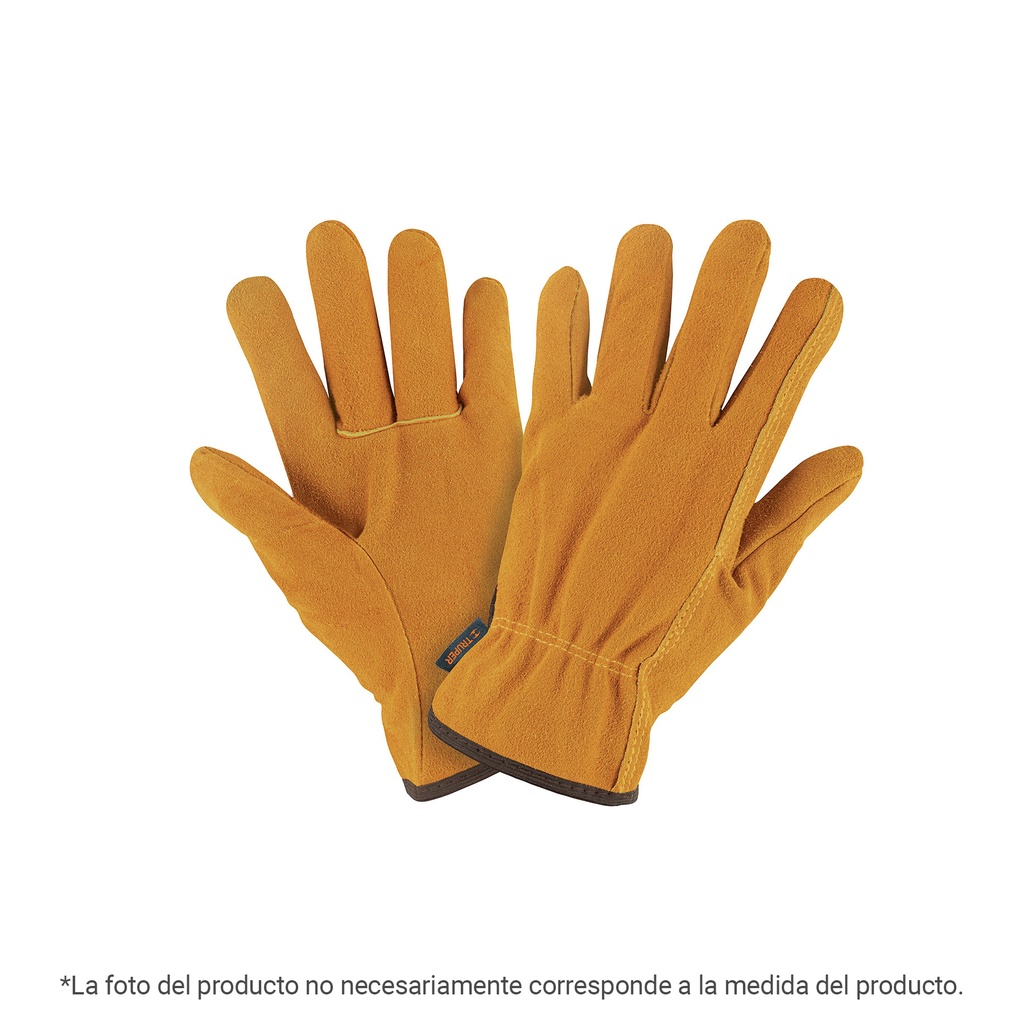 Guantes de carnaza, usos generales, M, Truper