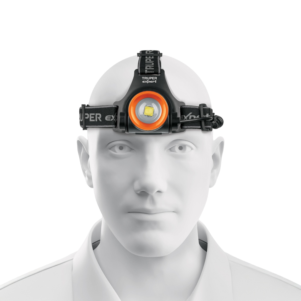 Linterna de minero LED 1100 lm, recargable, TRUPER EXPERT