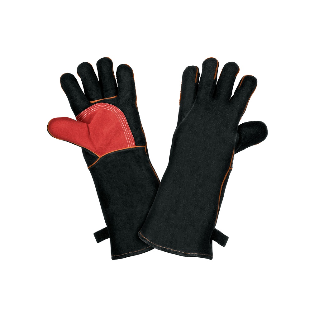 Guantes negros reforzados para soldador, TRUPER EXPERT