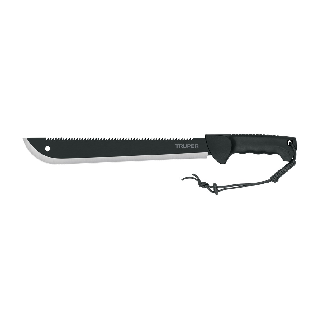 Machete doble filo 14', cacha inyectada, con funda, TRUPER - Pag 222