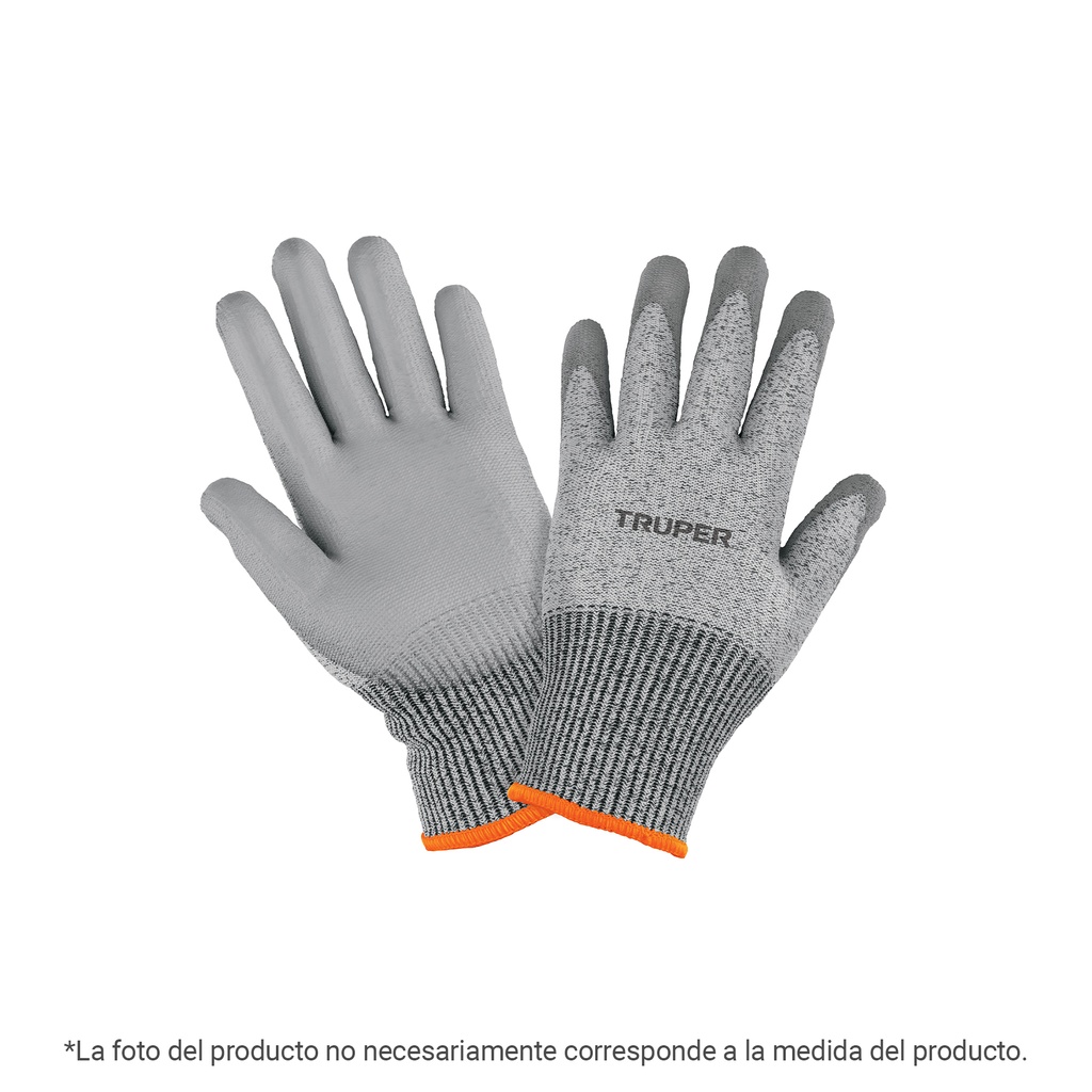 Guante Anticorte NV5 recubrimiento de poliuretano, M, TRUPER