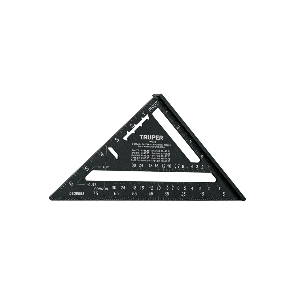 Escuadra 7' de aluminio color negro, p/muros de yeso, Truper