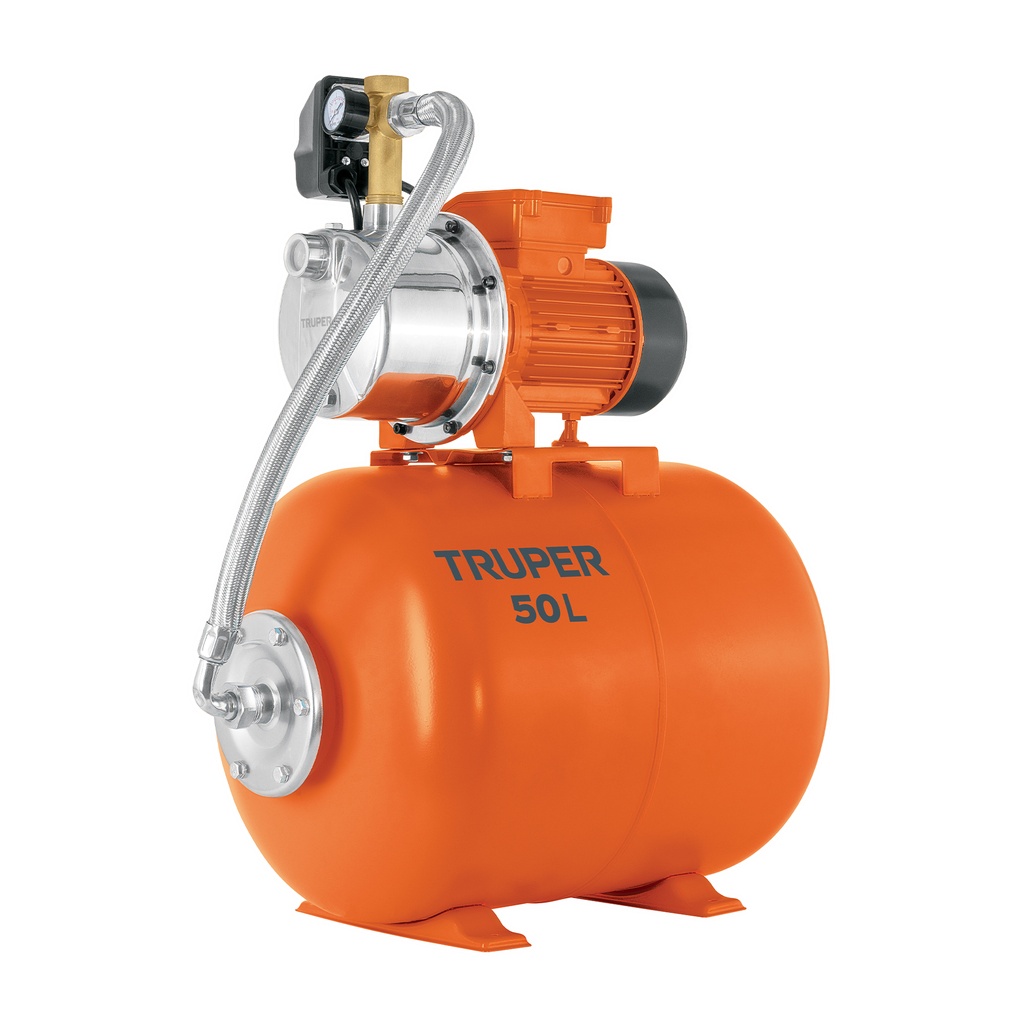 Equipo hidroneumático 50L, bomba jet inox. 1 HP, TRUPER - Pag 50
