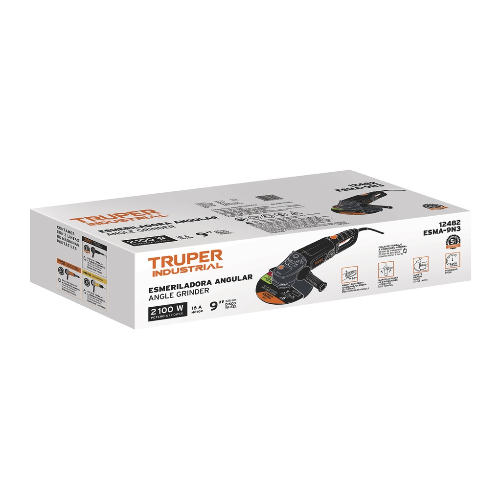 Caja de empaque de repuesto para ESMA-9N3, TRUPER INDUSTRIAL