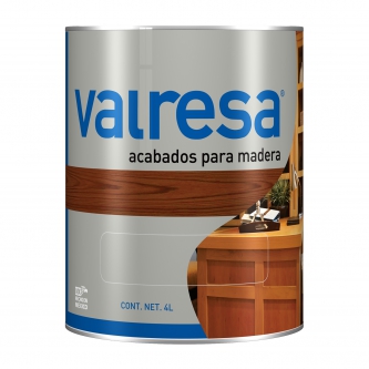 Laca Industrial NC Rojo Oxido Valresa de 4lt