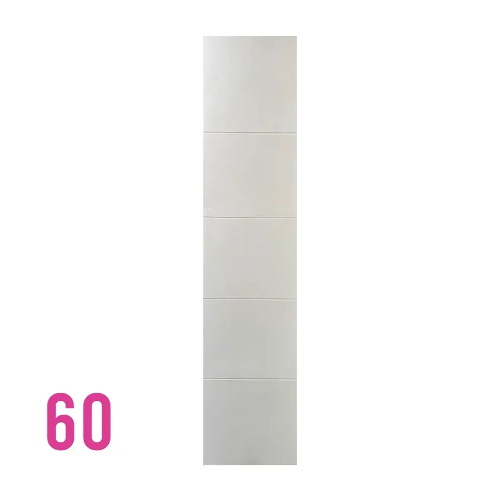 [PUE PRA 60] Puerta de Tambor Blanca Praga (60cm)