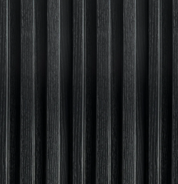 Lambrín para Muro Negro WPC de 2.30x16.80cm a 2.90mt