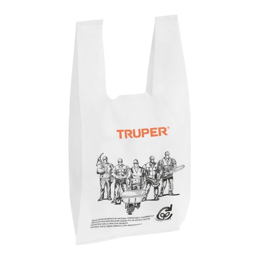 [T68052] 100 bolsas plásticas biodegradables de 20 x 40 cm, Truper - Pag 613