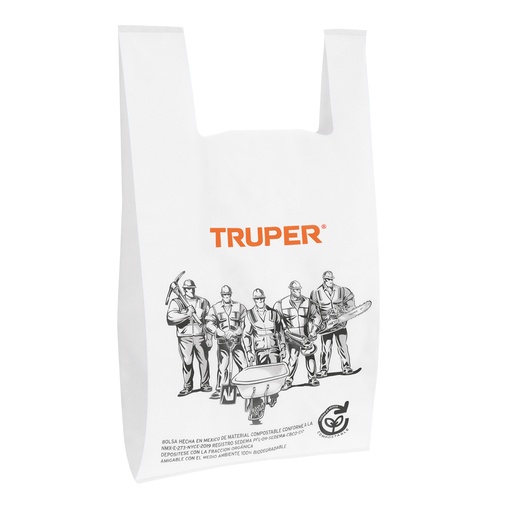 [T68054] 100 bolsas plásticas biodegradables de 34 x 60 cm, Truper - Pag 613