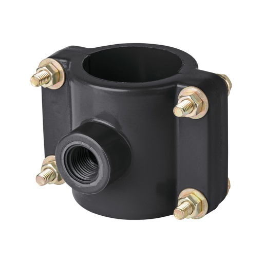 [T40712] Abrazadera para toma domiciliaria PP 2' x 1/2', Foset - Pag 547