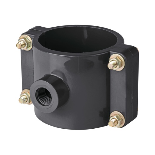 [T40714] Abrazadera para toma domiciliaria PP 3' x 1/2', Foset - Pag 547